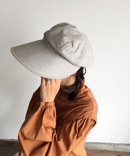 COMMON WARE(コモンウェアー)の「Aurelia: 抗菌防臭キャスケット(キャスケット・レディース・ピンク/ベージュ・FREE)」の1枚目の写真