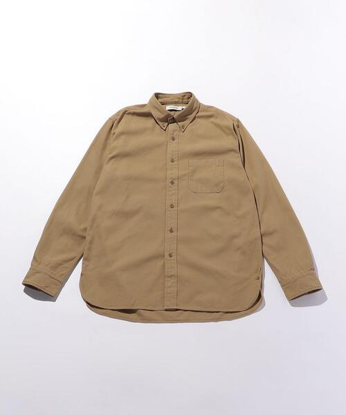 nonnative（ノンネイティブ）の「＜nonnative(ノンネイティブ)＞ DWELLER BD/シャツ □□（シャツ/ブラウス・メンズ・ネイビー/ベージュ・2/1/3）」の2枚目の写真
