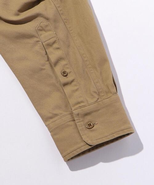 nonnative（ノンネイティブ）の「＜nonnative(ノンネイティブ)＞ DWELLER BD/シャツ □□（シャツ/ブラウス・メンズ・ネイビー/ベージュ・2/1/3）」の5枚目の写真