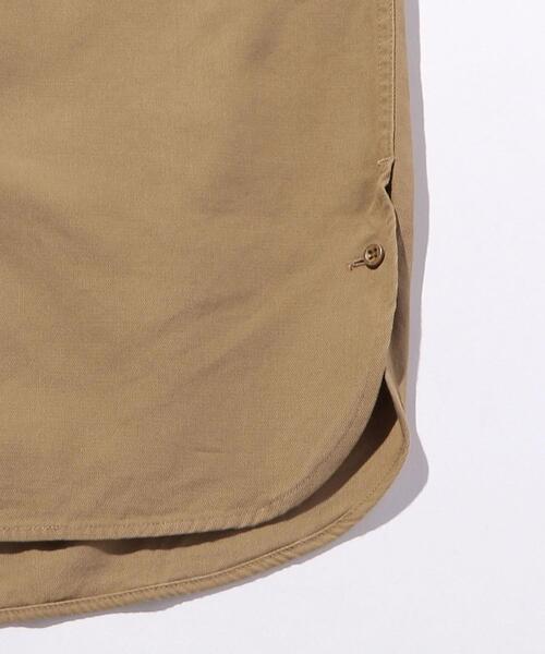 nonnative（ノンネイティブ）の「＜nonnative(ノンネイティブ)＞ DWELLER BD/シャツ □□（シャツ/ブラウス・メンズ・ネイビー/ベージュ・2/1/3）」の6枚目の写真