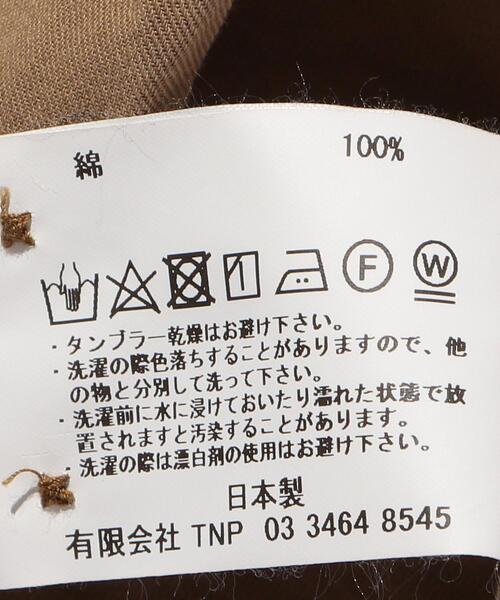 nonnative（ノンネイティブ）の「＜nonnative(ノンネイティブ)＞ DWELLER BD/シャツ □□（シャツ/ブラウス・メンズ・ネイビー/ベージュ・2/1/3）」の10枚目の写真