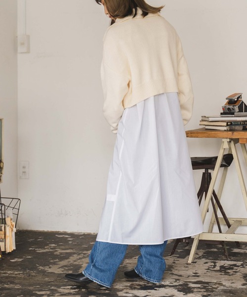 WEGO（ウィゴー）の「WEGO/ハーフZIPコンパクトニット（ニット/セーター・レディース・オレンジ/ホワイト/ブラック/グリーン/ピンク・FREE）」の20枚目の写真