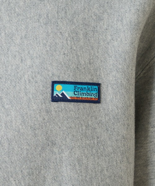 Franklin Climbing（フランクリンクライミング）の「【Franklin Climbing】サイトウェアクルースウェット（スウェット・メンズ・ブラック/グレー・XS/S/M/L/XL）」の10枚目の写真