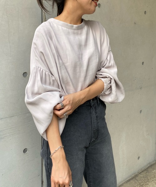 DouDou（ドゥドゥ）の「2WAYブラウス（シャツ/ブラウス・レディース・ブラック/ライトグレー/ピンク/ホワイト・FREE）」の7枚目の写真