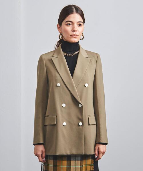 UNITED ARROWS(ユナイテッドアローズ)の「<UNITED ARROWS>P/W ブレザー W◆(テーラードジャケット・レディース・ベージュ/ネイビー・38/36/34)」の8枚目の写真