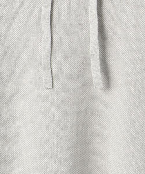 green label relaxing（グリーンレーベルリラクシング）の「＜green label relaxing＞ダブルジャカード スウェットライク フーディー パーカー（パーカー・メンズ・グレー/ブラック/ロイヤルブルー・M/S/XL/L）」の5枚目の写真