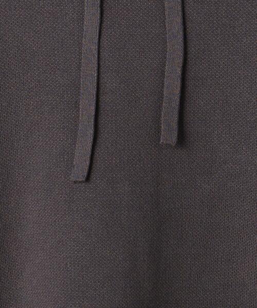 green label relaxing（グリーンレーベルリラクシング）の「＜green label relaxing＞ダブルジャカード スウェットライク フーディー パーカー（パーカー・メンズ・グレー/ブラック/ロイヤルブルー・M/S/XL/L）」の13枚目の写真