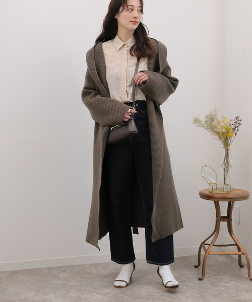 VERMEIL par iena（ヴェルメイユパーイエナ）の「SRYニットフード 