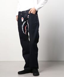 A BATHING APE（アベイシングエイプ）の「SHARK DENIM PANTS M