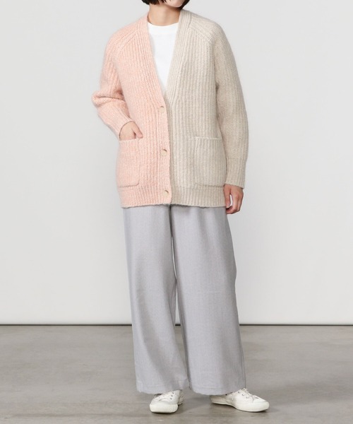 WALANCE（ワランス）の「【WALANCE】〈別注〉 モヘアニット バイカラーカーディガン WOMEN（カーディガン/ボレロ・レディース・ブルー系その他/ピンク系その他・FREE）」の22枚目の写真