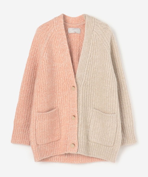 WALANCE（ワランス）の「【WALANCE】〈別注〉 モヘアニット バイカラーカーディガン WOMEN（カーディガン/ボレロ・レディース・ブルー系その他/ピンク系その他・FREE）」の19枚目の写真
