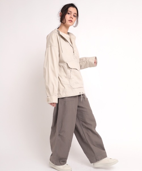 RNA-N（アールエヌエーエヌ）の「J1996 オックスアノラックパーカー（マウンテンパーカー・レディース・オリーブ/ナチュラル・MEDIUM）」の14枚目の写真