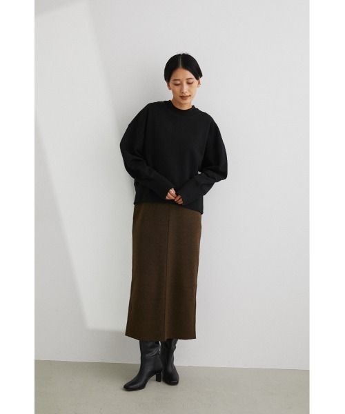 STYLEMIXER(スタイルミキサー)の「ワイドサスペンダーニットスカート(ジャンパースカート・レディース・ブラック/ブラウン・MEDIUM/SMALL)」の18枚目の写真