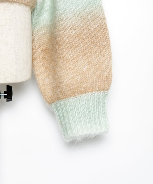 AS KNOW AS PINKY(アズノゥアズピンキー)の「ふわり色づきもけフーディ(パーカー・レディース・グレー系/ベージュ系/ブルー系・FREE)」の11枚目の写真