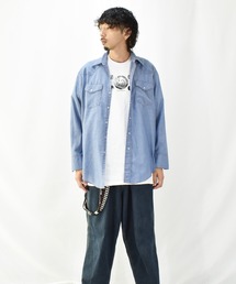 【80’s BIGMAC】ヴィンテージ シャンブレーシャツ 1980s Vintage BIG MAC Cotton Chambray Shirt ヴィンテージ