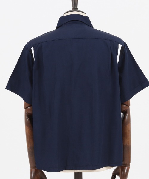 MARBLES（マーブルズ）の「mhs1760-BOWLING SHIRT シャツ（シャツ/ブラウス・メンズ・ネイビー/ブラウン・XL/L/M）」の14枚目の写真