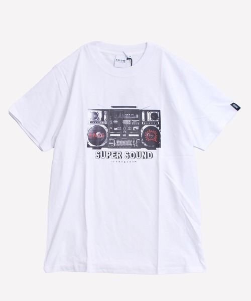 R.R.G.S(アールアールジーエス)の「STEREO PRINT T-SHIRTS(Tシャツ/カットソー・メンズ・ホワイト/ブラック・LARGE/X-LARGE/MEDIUM)」の2枚目の写真
