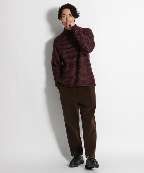 niko and...（ニコアンド）の「長袖ニット（ニット/セーター・メンズ・チャコール・LARGE）」の7枚目の写真