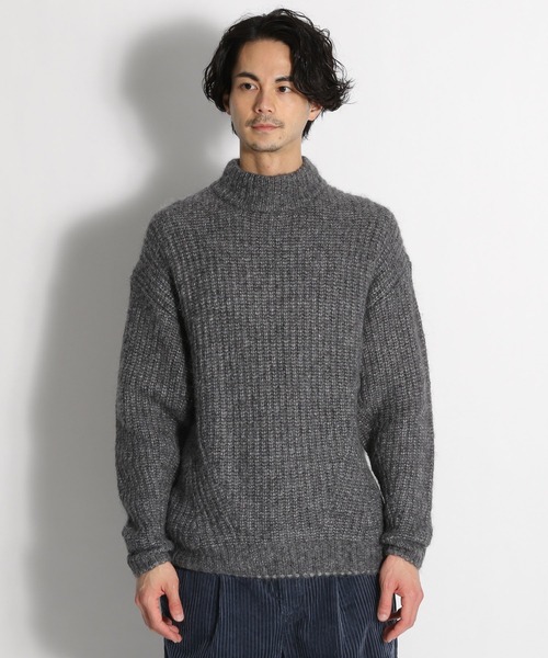 niko and...（ニコアンド）の「長袖ニット（ニット/セーター・メンズ・チャコール・LARGE）」の5枚目の写真