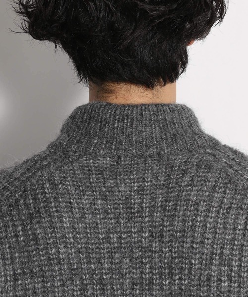 niko and...（ニコアンド）の「長袖ニット（ニット/セーター・メンズ・チャコール・LARGE）」の9枚目の写真