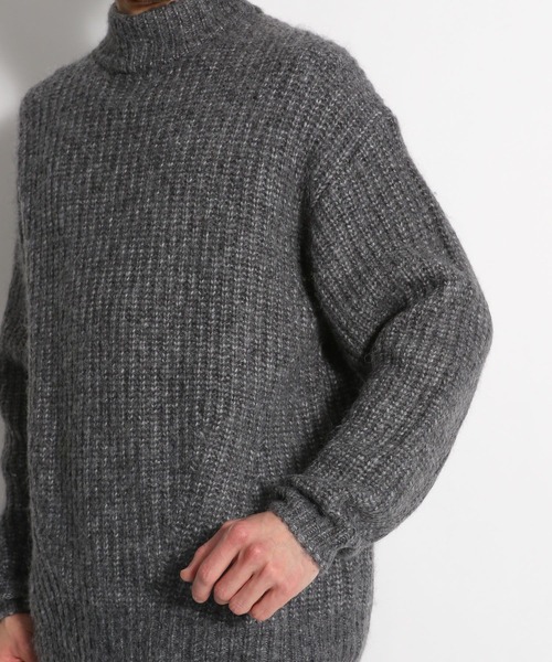 niko and...（ニコアンド）の「長袖ニット（ニット/セーター・メンズ・チャコール・LARGE）」の14枚目の写真
