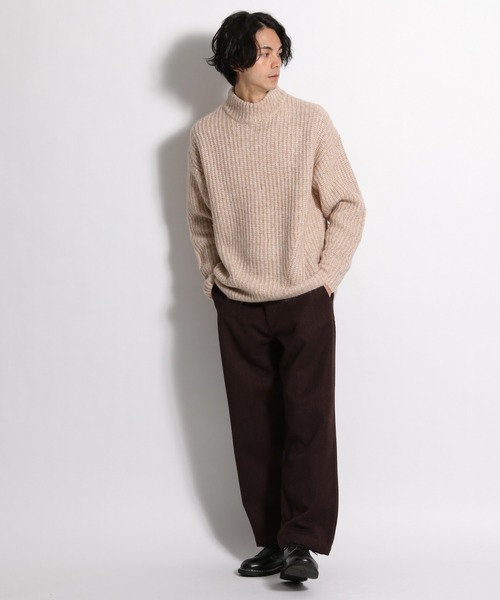 niko and...（ニコアンド）の「長袖ニット（ニット/セーター・メンズ・チャコール・LARGE）」の4枚目の写真