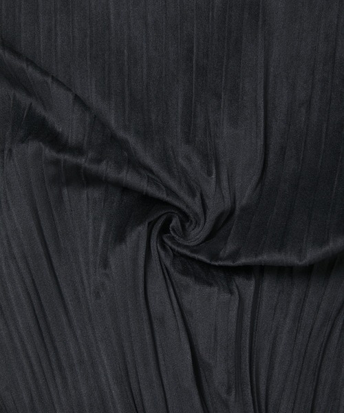 fifth（フィフス）の「裾デザインプリーツベロアスカート（スカート・レディース・ブラック・MEDIUM）」の8枚目の写真
