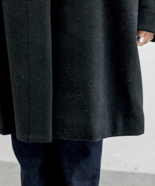 PUAL CE CIN（ピュアルセシン）の「【premium】ニュージーランドウールモッサノーカラーコート（ノーカラーコート・レディース・ブラック/モカ・FREE）」の16枚目の写真