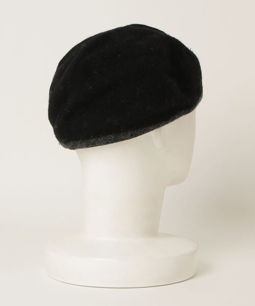Sense of Grace(センスオブグレース)の「GIGIO BERET 配色ウールバスクベレー帽(ハンチング/ベレー帽・レディース・ブラック/アイボリー/ブルー/プラム・FREE)」の5枚目の写真