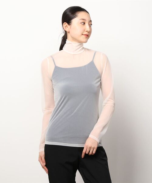 MIDWEST（ミッドウエスト）の「603 TURTLENECK（Tシャツ/カットソー・レディース・オフホワイト/ベージュ/ブラック・FREE）」の2枚目の写真