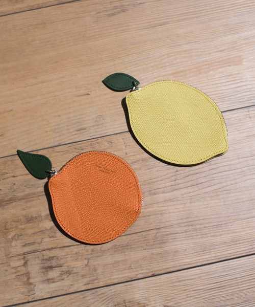 Butler Verner Sails（バトラーヴァーナーセイルス）の「Butler Verner Sails バトラーバーナーセイルズ / フルーツレザーミニウォレット コインケース / JW-2633（コインケース・メンズ・イエロー/オレンジ・FREE）」の18枚目の写真