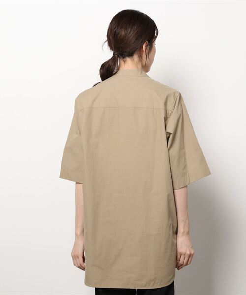 STUDIO NICHOLSON(スタジオニコルソン)の「スタジオニコルソン STUDIO NICHOLSON / BILLINGS SHORT SLEEVE SHIRT(シャツ/ブラウス・レディース・ピンク・000)」の3枚目の写真
