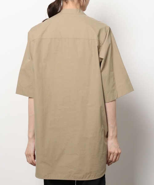 STUDIO NICHOLSON(スタジオニコルソン)の「スタジオニコルソン STUDIO NICHOLSON / BILLINGS SHORT SLEEVE SHIRT(シャツ/ブラウス・レディース・ピンク・000)」の4枚目の写真