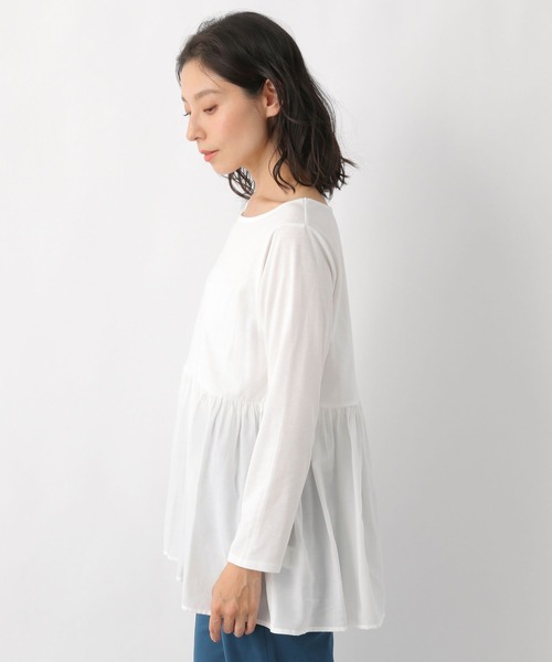 LEPSIM（レプシィム）の「7ゲージ2Pセットレイヤードニット　260753（ニット/セーター・レディース・ブラック/グレイッシュベージュ・FREE）」の13枚目の写真