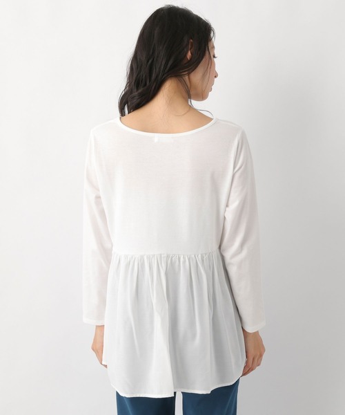 LEPSIM（レプシィム）の「7ゲージ2Pセットレイヤードニット　260753（ニット/セーター・レディース・ブラック/グレイッシュベージュ・FREE）」の7枚目の写真