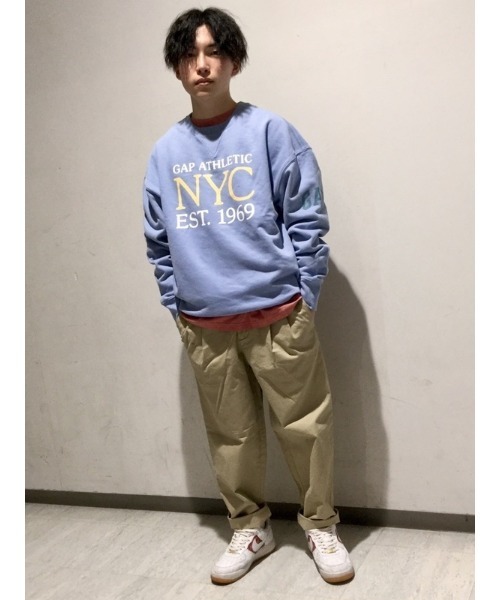 GAP(ギャップ)の「オーバーサイズ NYC クルーネック スウェット(スウェット・メンズ・グレー/オレンジ系その他/ブルー・XS/L/S/M/XL/XXS)」の17枚目の写真