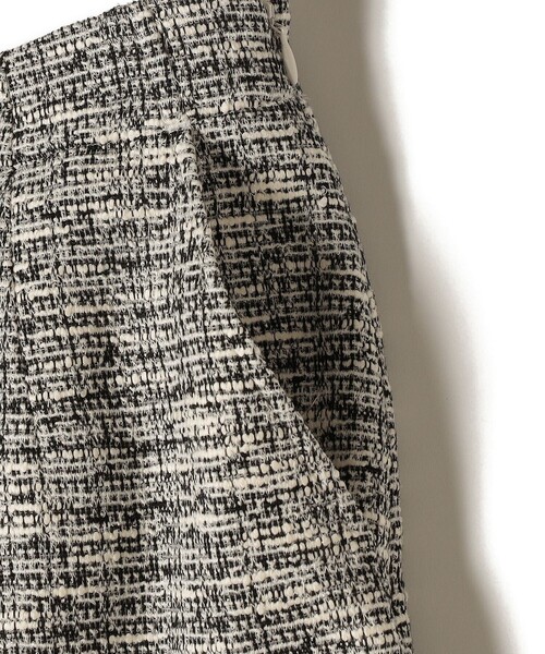SHIPS（シップス）の「*〈手洗い可能〉ツイードスカート（セットアップ対応）◆（スカート・レディース・ライトグレー/ブラック/ネイビー/ブルー/オフホワイト・SMALL/MEDIUM）」の19枚目の写真