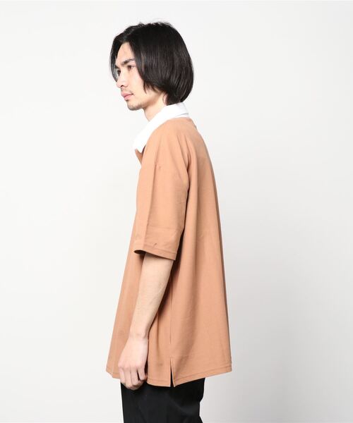 Subciety(サブサエティ)の「BIG SILHOUETTE RUGGER SHIRT(Tシャツ/カットソー・メンズ・オレンジ/ブルー/カーキ/ブラック・MEDIUM/LARGE/X-LARGE)」の18枚目の写真