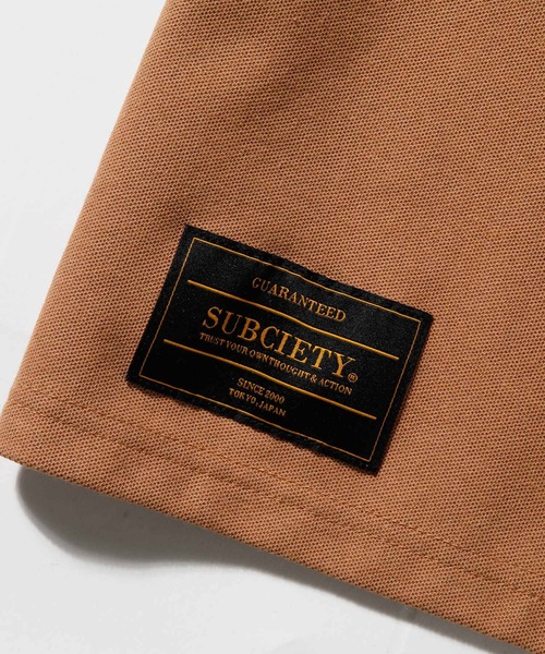 Subciety(サブサエティ)の「BIG SILHOUETTE RUGGER SHIRT(Tシャツ/カットソー・メンズ・オレンジ/ブルー/カーキ/ブラック・MEDIUM/LARGE/X-LARGE)」の11枚目の写真