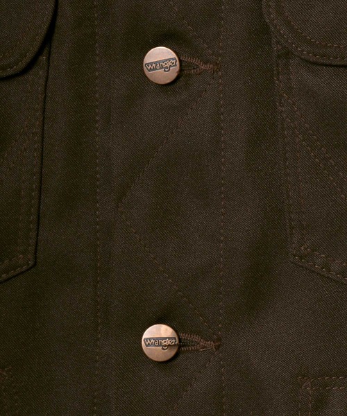 Wrangler（ラングラー）の「Wrangler/ラングラー セットアップ対応 Rad Jacket/ラッドジャケット/オーバーサイズ ライダージャケット（ブルゾン・メンズ・ブラック/ブラウン/アイボリー・M/L/XL）」の9枚目の写真