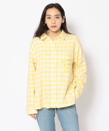 AVIREX | DOUBLE GAUZE EMBROIDERY SHIRT/ ダブルガーゼ 刺繍シャツ(シャツ/ブラウス)