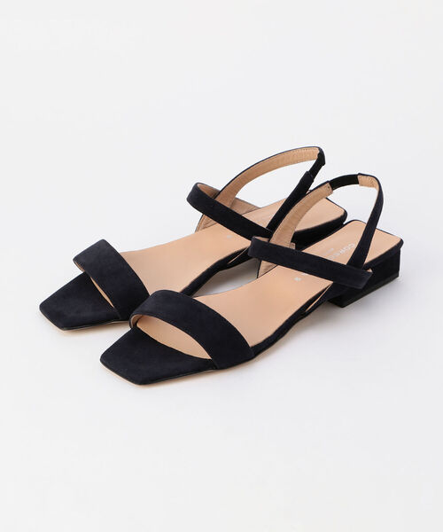 CORSO ROMA,9(コルソローマ)の「【CORSO ROMA 9/コルソローマノーヴェ】Vアンクルフラットサンダル(サンダル・レディース・ネイビー/グリーン/コーラル・38/36/37)」の3枚目の写真