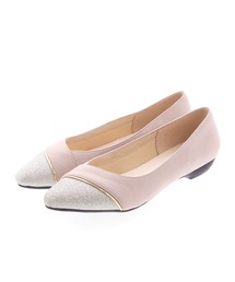 JELLY BEANS | メタルラインコンビパンプス【クッション性抜群！】【歩きやすい！】【柔らかい】【お仕事】【結婚式】【WEB限定】(215-51)JELLY BEANS(ジェリービーンズ)(パンプス)