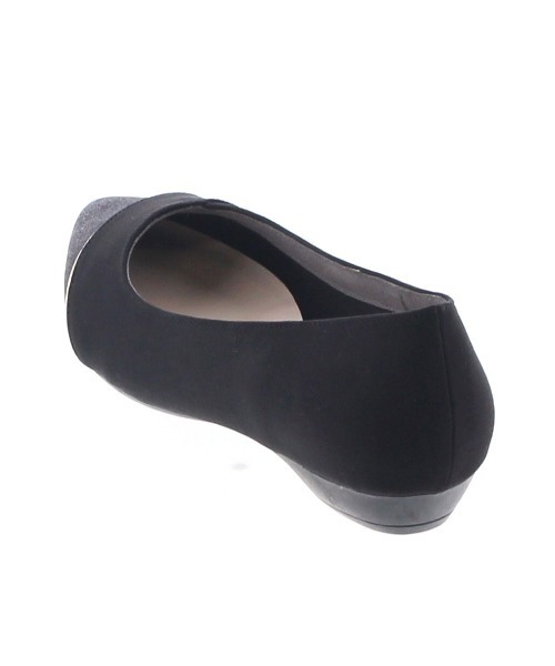 JELLY BEANS（ジェリービーンズ）の「メタルラインコンビパンプス【クッション性抜群！】【歩きやすい！】【柔らかい】【お仕事】【結婚式】【WEB限定】(215-51)JELLY BEANS(ジェリービーンズ)（パンプス・レディース・ブラック/ピンクベージュ/ライトブルー・22.5/23/23.5/24/24.5）」の5枚目の写真