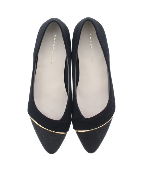 JELLY BEANS（ジェリービーンズ）の「メタルラインコンビパンプス【クッション性抜群！】【歩きやすい！】【柔らかい】【お仕事】【結婚式】【WEB限定】(215-51)JELLY BEANS(ジェリービーンズ)（パンプス・レディース・ブラック/ピンクベージュ/ライトブルー・22.5/23/23.5/24/24.5）」の10枚目の写真