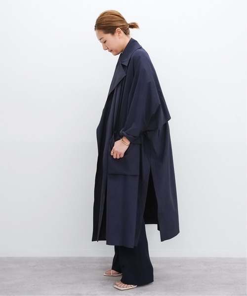 COGTHEBIGSMOKE（コグザビッグスモーク）の「【COGTHEBIGSMOKE/コグ ザ ビッグスモーク】トレンチコート（トレンチコート・レディース・ネイビー・FREE）」の5枚目の写真
