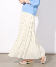 割繊ギャザースカート