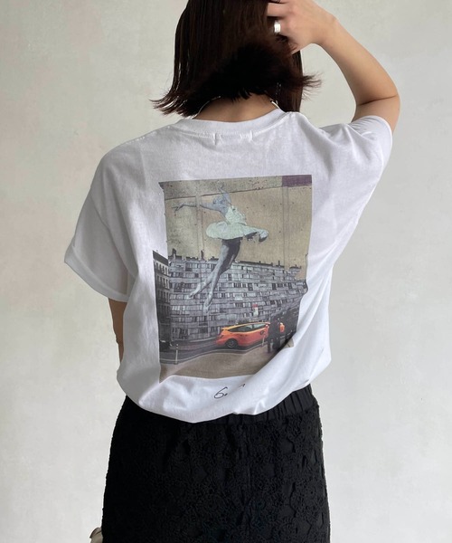 GOOD ROCK SPEED（グッドロックスピード）の「【GOOD ROCK SPEED】GODLIS Tシャツ（Tシャツ/カットソー・レディース・ホワイト・FREE）」の2枚目の写真