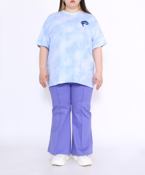 PUNYUS（プニュズ）の「ツイルフレアパンツ（その他パンツ・レディース・ブラック/パープル/ピンク/グリーン/ブルー・1/2/4/3）」の19枚目の写真