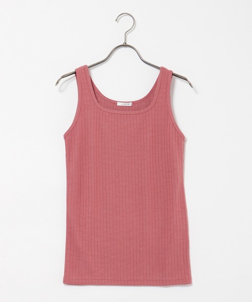 Honeys（ハニーズ）の「針抜きテレコタンクトップ（タンクトップ・レディース・ブラック/ベージュ/カーキ/サックスブルー/アイボリー/モカ/レッド系その他/ブルー/ピンク・LL/S/M/L）」の22枚目の写真